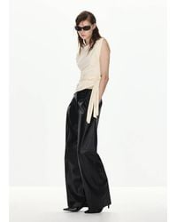 Mango - Asymmetrisches Top Mit Schleife - Lyst