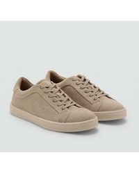 Mango - Suede Trainers - Lyst