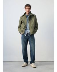 Mango - Water-Repellent Bomber Jacket With Detachable Hood - Lyst