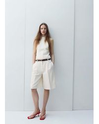 Mango - Open-Back Lyocell Top - Lyst