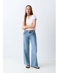MANGO TEEN - Essential Cotton-Blend T-Shirt - Lyst