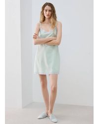 Mango - Short Nightdress 100% Cotton - Lyst