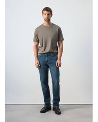 Mango - 100% Extra Soft Cotton Regular Fit T-Shirt - Lyst