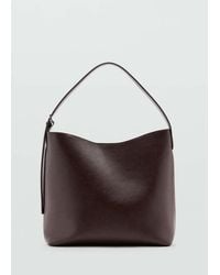 Mango - Bucket Bag With Buckle - Lyst