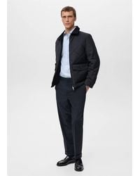 Mango - Quilted Water Repellent Jacket - Lyst