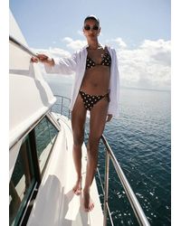 Mango - Brazilian Polka Dot Bikini Knickers - Lyst