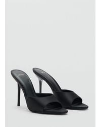 Mango - Satin High-Heeled Sandal - Lyst