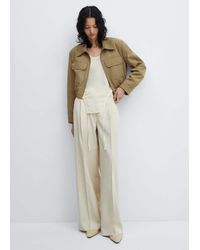 Mango - Cropped Jacket With Pockets - Lyst