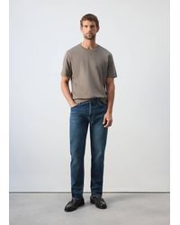 Mango - Slim Fit Ultra Soft Touch Patrick Jeans - Lyst