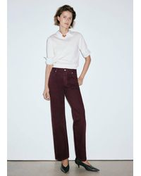Mango - Miami Medium-Rise Straight-Fit Jeans - Lyst