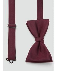 Mango - Classic Bow Tie With Microstructure - Lyst