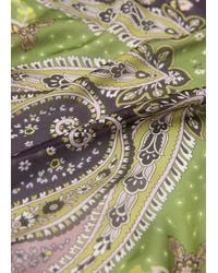 Mango - Paisley Print Scarf - Lyst
