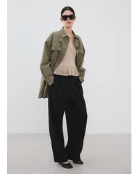 Mango - Ruffle Knit Cardigan - Lyst