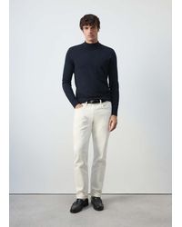 Mango - 100% Wool Turtleneck Sweater - Lyst