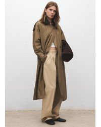 Mango - Suede Shopper Bag With Bow Closure - Lyst