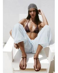Mango - Jelly Sandal With Buckle Closure - Lyst