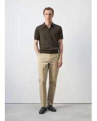 Mango - Dublino Slim-Fit Chino Trousers - Lyst
