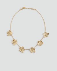 MANGO TEEN - Flower Necklace - Lyst