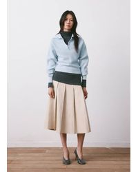 Mango - V-Neck Knit Sweater - Lyst