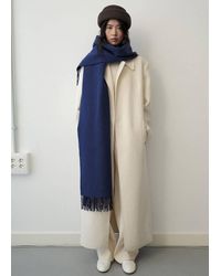 Mango - Cappello 100% Lana Cioccolato - Lyst