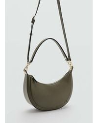 Mango - Oval Shoulder Bag - Lyst
