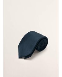 Mango - 100% Silk Tie - Lyst