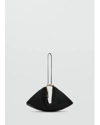 Mango - Multi-Position Rhinestone Clutch Bag - Lyst