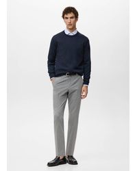 Mango - 100% Wool Fine-Knit Sweater - Lyst