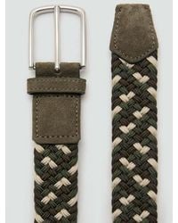 Mango - Braided Elastic Coloured Belt - Lyst