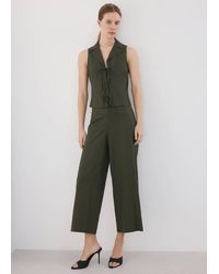 Mango - Tie-Front Flap Top - Lyst