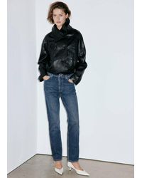 Mango - Slim-Fit High-Waist Jeans - Lyst