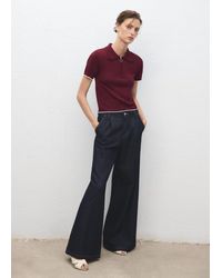 Mango - Pullover Mit Polo-Kragen Und Reißverschluss - Lyst