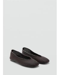Mango - Braided Ballerina Flat - Lyst