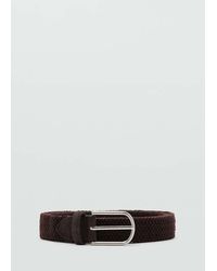 Mango - Braided Elastic Belt - Lyst