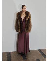 Mango - Fellimitat-Mantel Mit Reverskragen - Lyst