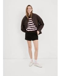 Mango - Knit Striped Sweater - Lyst