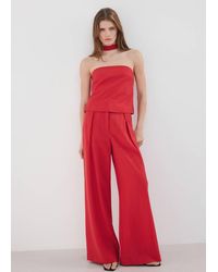 Mango - Lyocell Strap Neck Top - Lyst