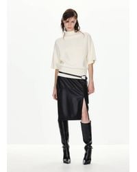 Mango - Feinstrick-Pullover Mit Halbhohem Kragen - Lyst