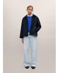 MANGO TEEN - Oversized Wool-Blend Coat - Lyst