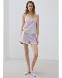 Mango - 100% Cotton Pyjama Top - Lyst
