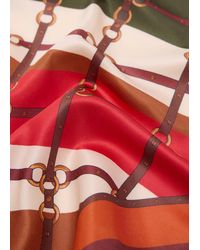 Mango - Geometric Printed Foulard - Lyst