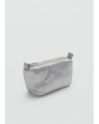 Mango - Logo Coin Purse With Zip - Lyst