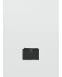 Mango - Small Wallet With Saffiano Effect - Lyst