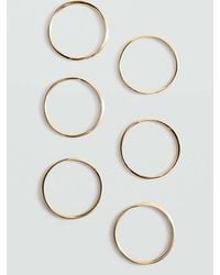 Mango - Mixed Bracelet Set - Lyst