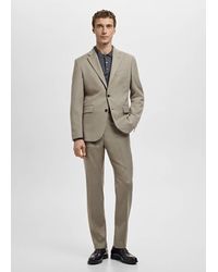 Mango - Milan Slim-Fit Suit Trousers - Lyst
