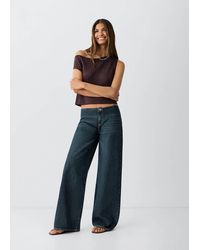 MANGO TEEN - Low-Waist Wide-Leg Jeans - Lyst