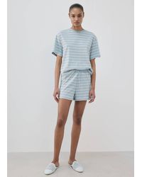 Mango - Cotton Striped Pyjama T-Shirt - Lyst
