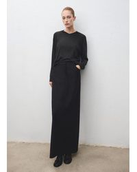 Mango - V-Neck Knit Sweater - Lyst