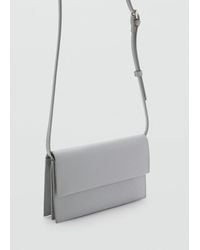 Mango - Crossbody Bag With Flap - Lyst