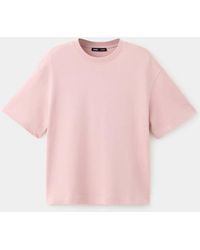 Mango - Oversized Short-Sleeved T-Shirt - Lyst